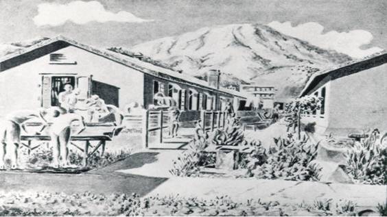 Huts in Shamshuipo Camp Huts in Shamshuipo Camp